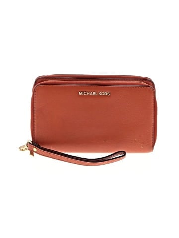 MICHAEL Michael Kors Leather Wristlet (view 1)