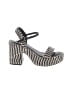 Universal Thread Houndstooth Black Heels Size 8 1/2 - photo 1