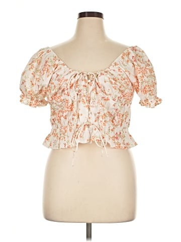 ASOS Design Short Sleeve Blouse (view 1)