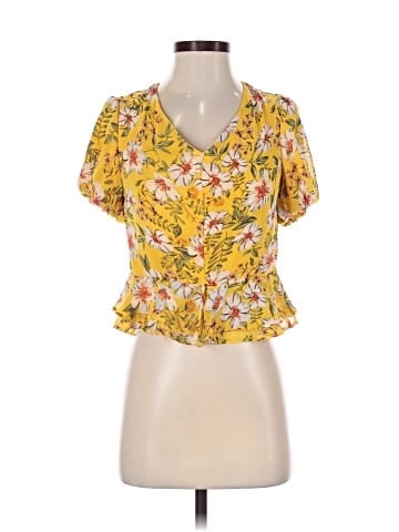 Pookie & Sebastian Short Sleeve Blouse (view 1)