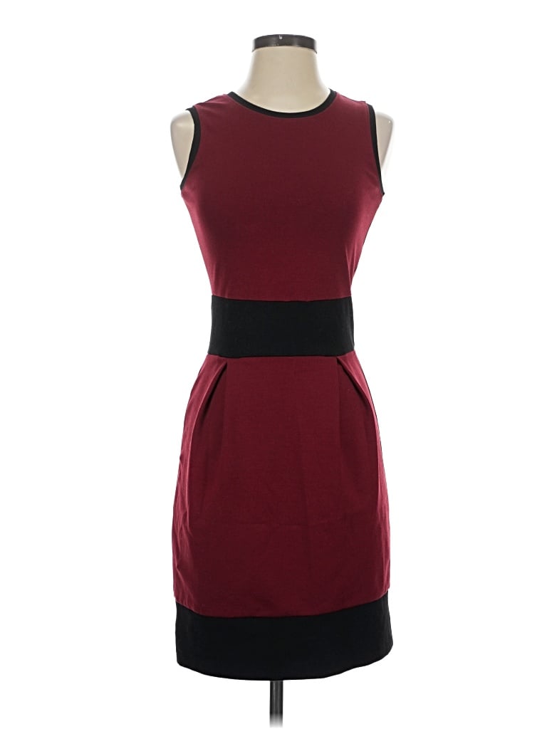 Pre-owned Only Casual Dress In Burgundy