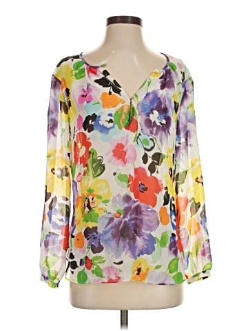 Lauren by Ralph Lauren 3/4 Sleeve Blouse (view 1)