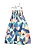 Tea 100% Cotton Print Blue Dress Size 12 - photo 2