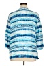 Ruby Rd. 100% Linen Blue 3/4 Sleeve Blouse Size XL - photo 2