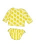 Hanna Andersson Yellow Two Piece Swimsuit Size 0-3 mo - photo 2