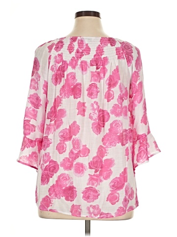 Counterparts 3/4 Sleeve Blouse (view 2)