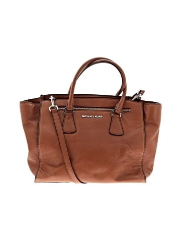MICHAEL Michael Kors Leather Satchel (view 1)