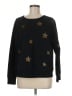 Caslon Stars Black Pullover Sweater Size M - photo 1