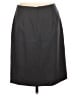 J.Crew 100% Wool Solid Black Wool Skirt Size 8 - photo 2