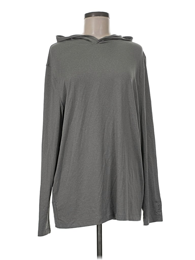 Pre-owned Pga Tour Long Sleeve T-shirt In Gray
