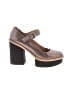 Free People Brown Gray Heels Size EU 37 1/2 - photo 1