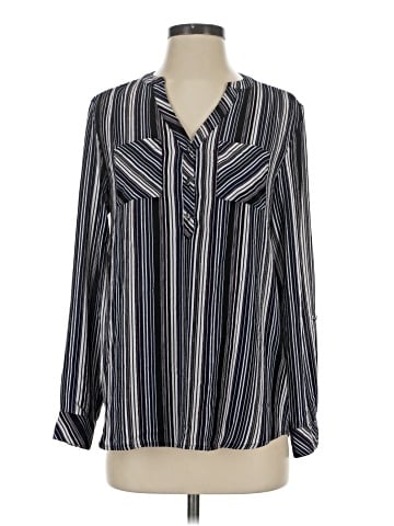 Roz & Ali Long Sleeve Blouse (view 1)