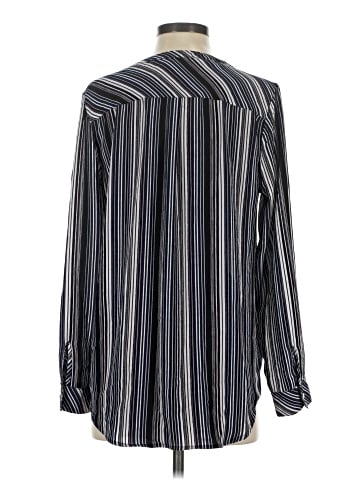 Roz & Ali Long Sleeve Blouse (view 2)