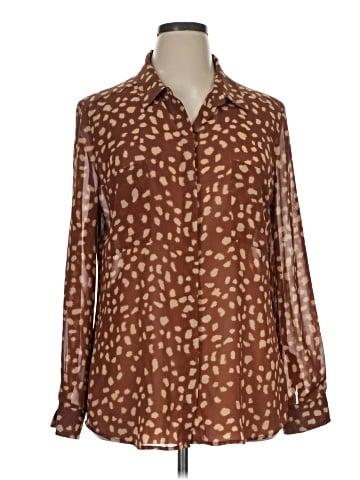 Halogen Long Sleeve Blouse (view 1)