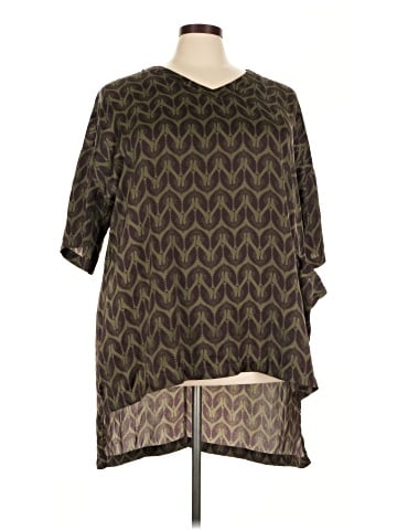 Melissa McCarthy Seven7 Short Sleeve Blouse (view 1)