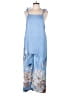 Unbranded 100% Polyester Graphic Blue Jumpsuit Size XL - photo 1