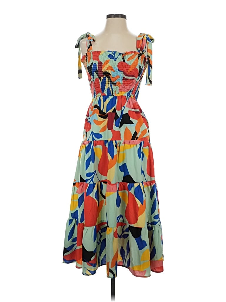 Pre-owned Thml Casual Dress In Blue