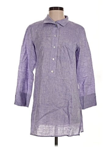 Sara Campbell 3/4 Sleeve Button-Down Shirt (view 1)