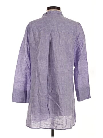 Sara Campbell 3/4 Sleeve Button-Down Shirt (view 2)