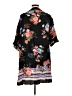 DR2 100% Rayon Black Kimono Size 1X - photo 2