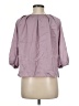 Talbots 100% Polyester Purple 3/4 Sleeve Blouse Size 6 Petite - photo 2