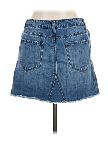 Kensie Denim Skirt (view 2)