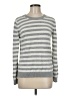 Gap Outlet Stripes Silver Pullover Sweater Size M - photo 1
