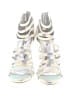 Bella Luna Metallic Silver Sandals Size 8 1/2 - photo 2