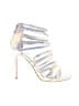 Bella Luna Metallic Silver Sandals Size 8 1/2 - photo 1