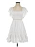 Francesca's 100% Polyester White Casual Dress Size XS - photo 1
