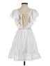 Francesca's 100% Polyester White Casual Dress Size XS - photo 2