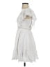 Francesca's 100% Polyester White Casual Dress Size XS - photo 5