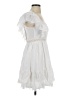 Francesca's 100% Polyester White Casual Dress Size XS - photo 4