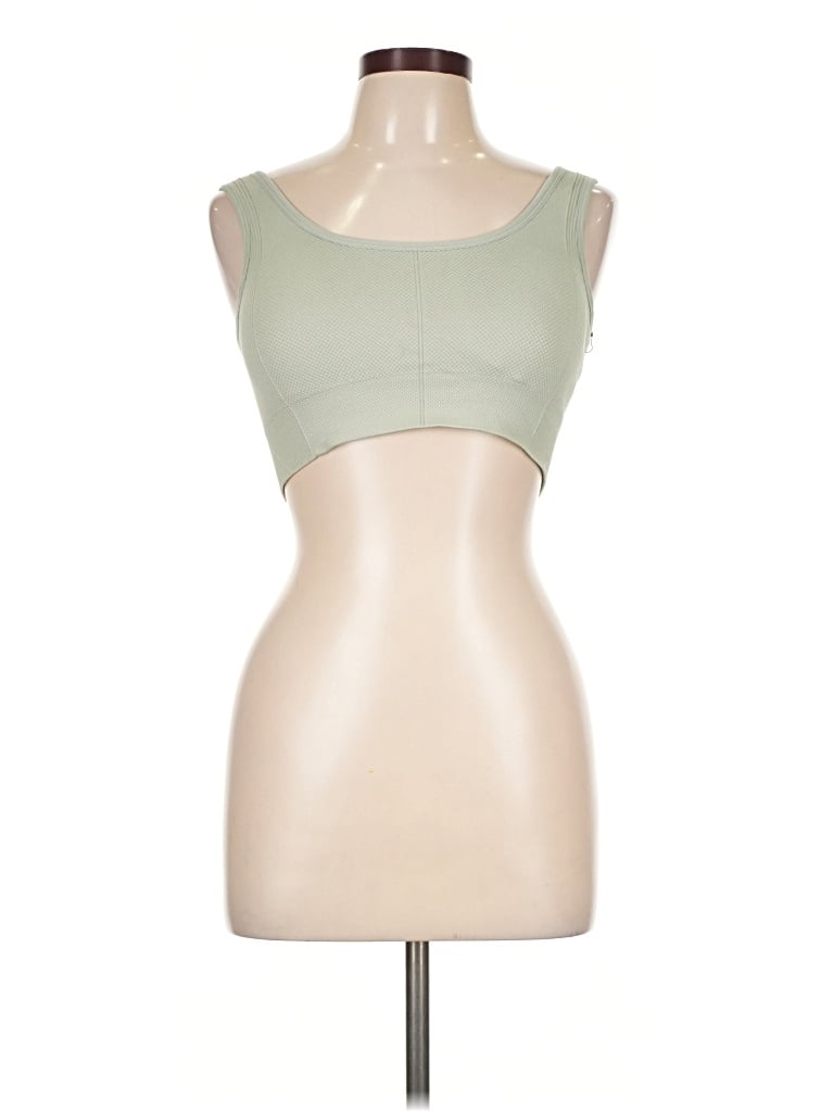 Pre-owned Savvi Sports Bra In Green