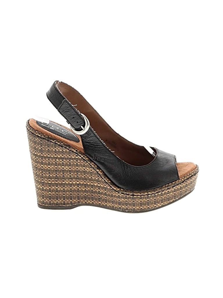Pre-owned B.o.c. Wedges In Black