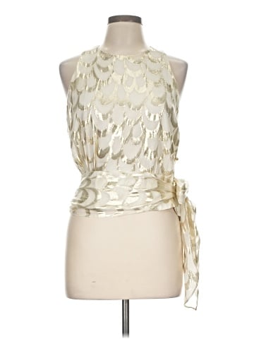 Milly Sleeveless Silk Top (view 1)