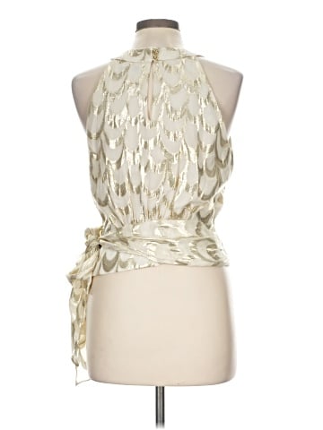 Milly Sleeveless Silk Top (view 2)