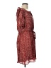 DR2 Animal Print Red Casual Dress Size L - photo 4