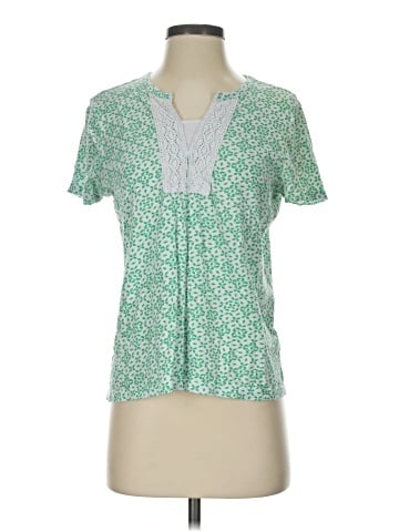 Basic Editions Short Sleeve Blouse (view 1)