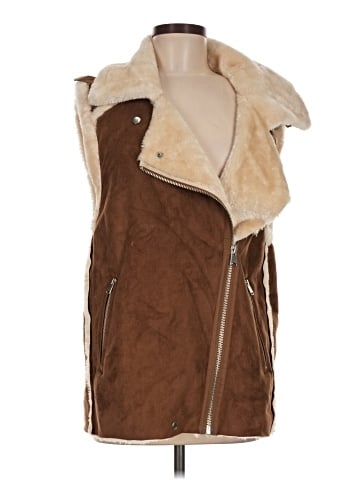 Love Tree Faux Fur Vest (view 1)