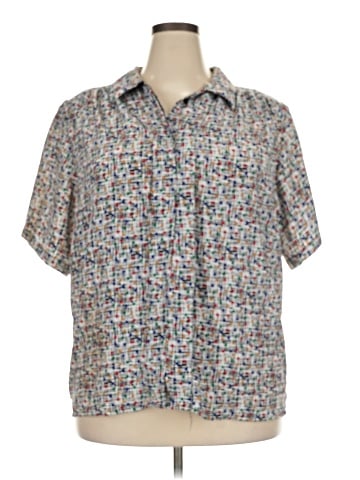 Impressions Short Sleeve Blouse (view 1)