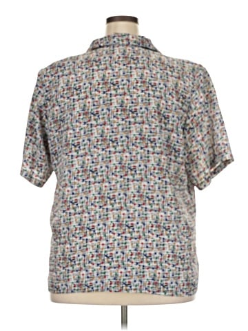 Impressions Short Sleeve Blouse (view 2)