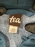 Tea 100% Cotton Checkered-gingham Green Pullover Sweater Size 7 - photo 3