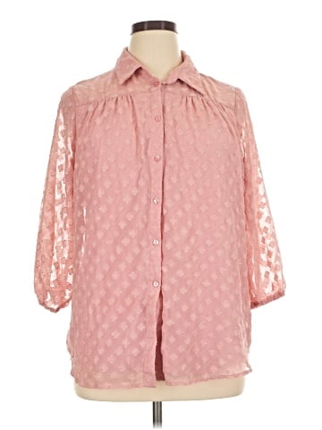 Notations 3/4 Sleeve Blouse (view 1)