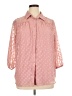 Notations 100% Polyester Pink 3/4 Sleeve Blouse Size 1X - photo 1