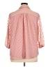 Notations 100% Polyester Pink 3/4 Sleeve Blouse Size 1X - photo 2