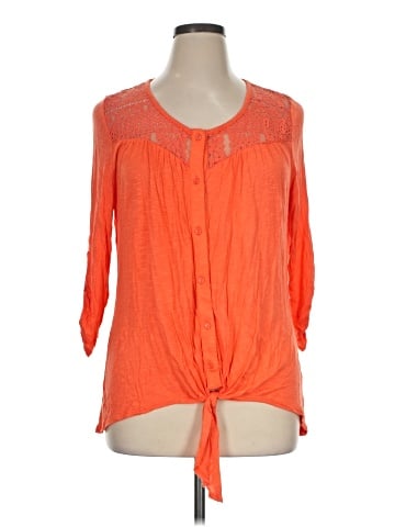 One World 3/4 Sleeve Blouse (view 1)