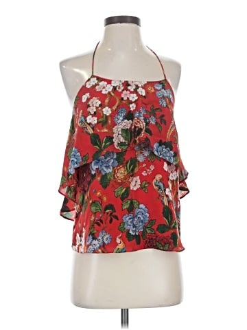 Alice + Olivia Sleeveless Silk Top (view 1)