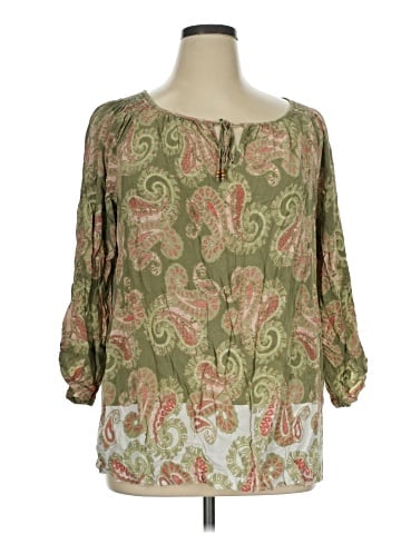 Ruby Rd. 3/4 Sleeve Blouse (view 1)