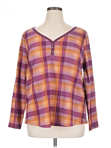 Terra & Sky Long Sleeve Henley (view 1)